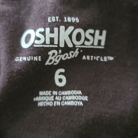 Excellent condition OshKosh Brown Dinosaur Flip Sequin Graphic T-Shirt – Size 6 - Picture 5 of 5